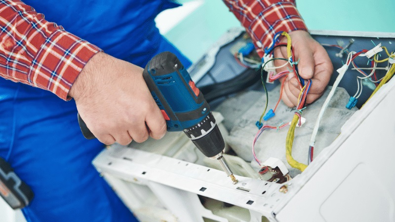 Yenimahalle Baykan Baykan çamaşır makinesi kart tamiri – Su almama arızası orijinal parça ile giderildi. - Teknik servis örneği